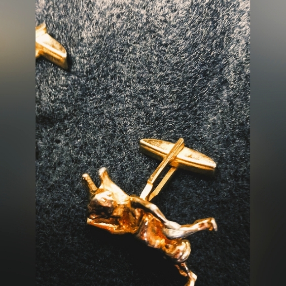 Men's Vintage Censored naughty tantra special occasion Cuff links gp - Picture 3 of 3